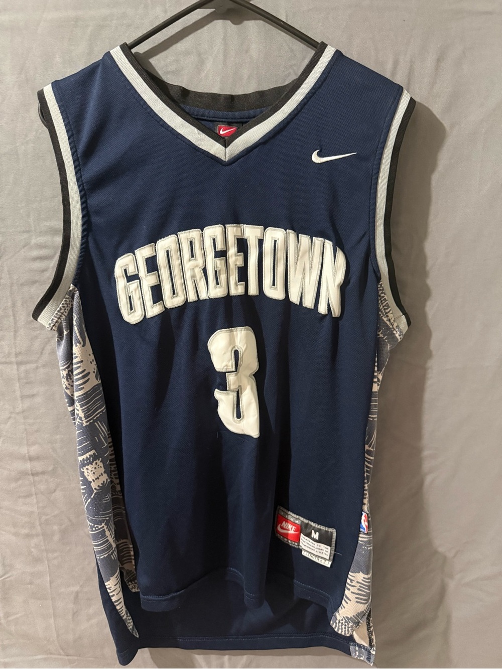 Nike Allen Iverson Georgetown #3 Basketball Jersey